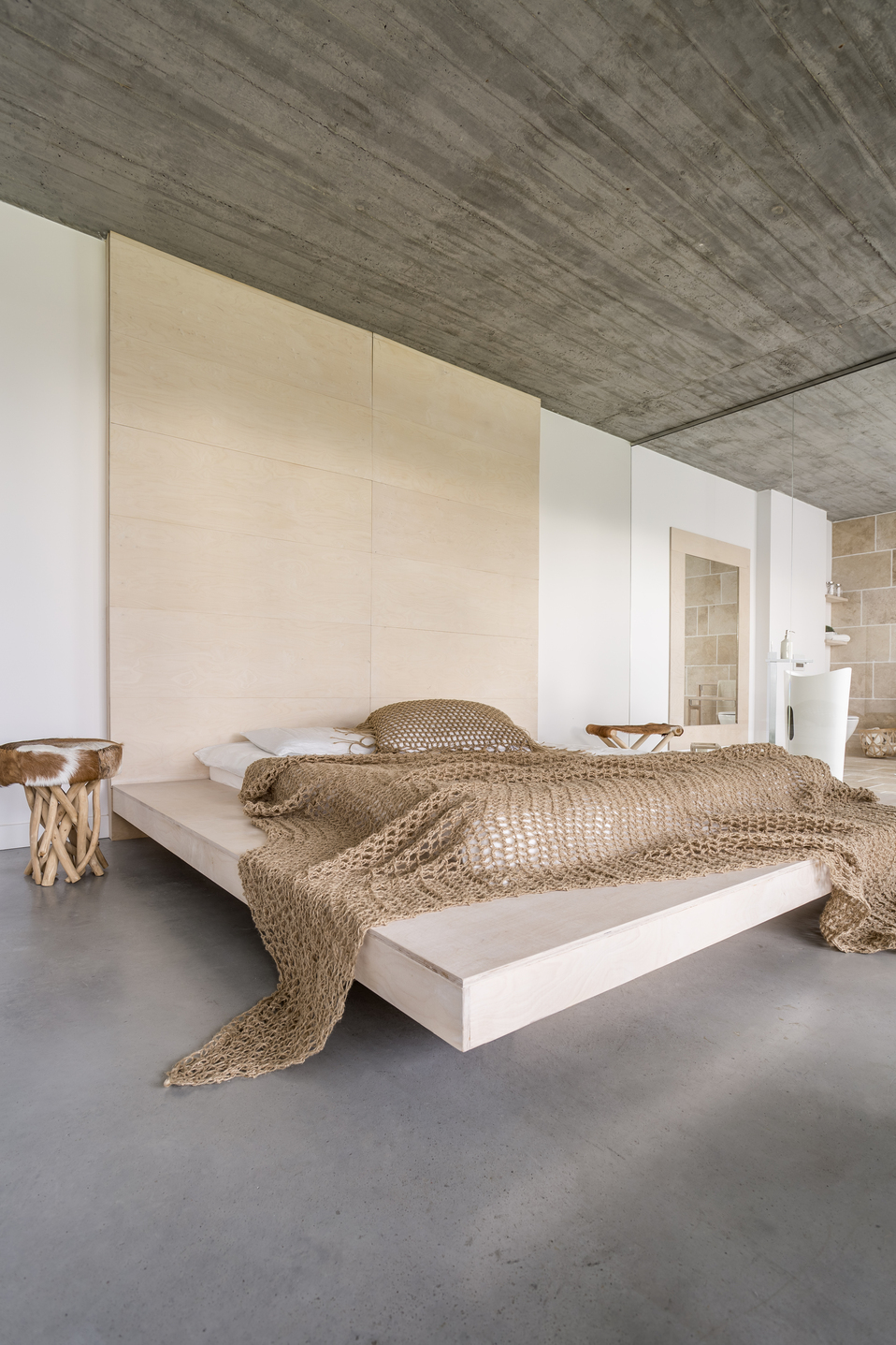 falso techo de madera