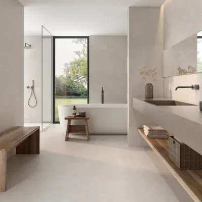 Baño piedras naturales