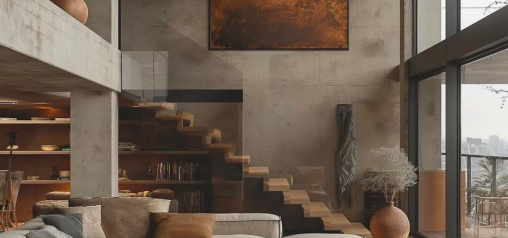 Brutalismo de interiores